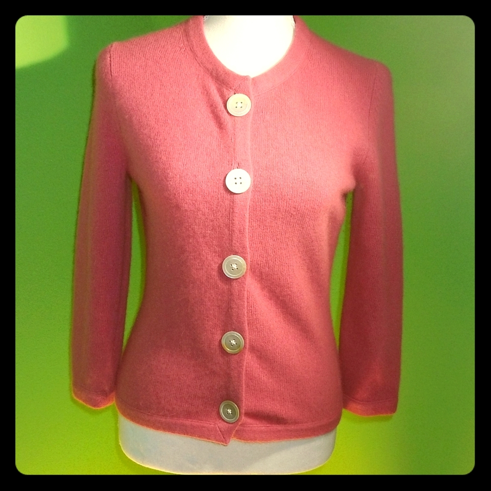 Banana Republic Rose Pink / Mauve Cardigan Sweater